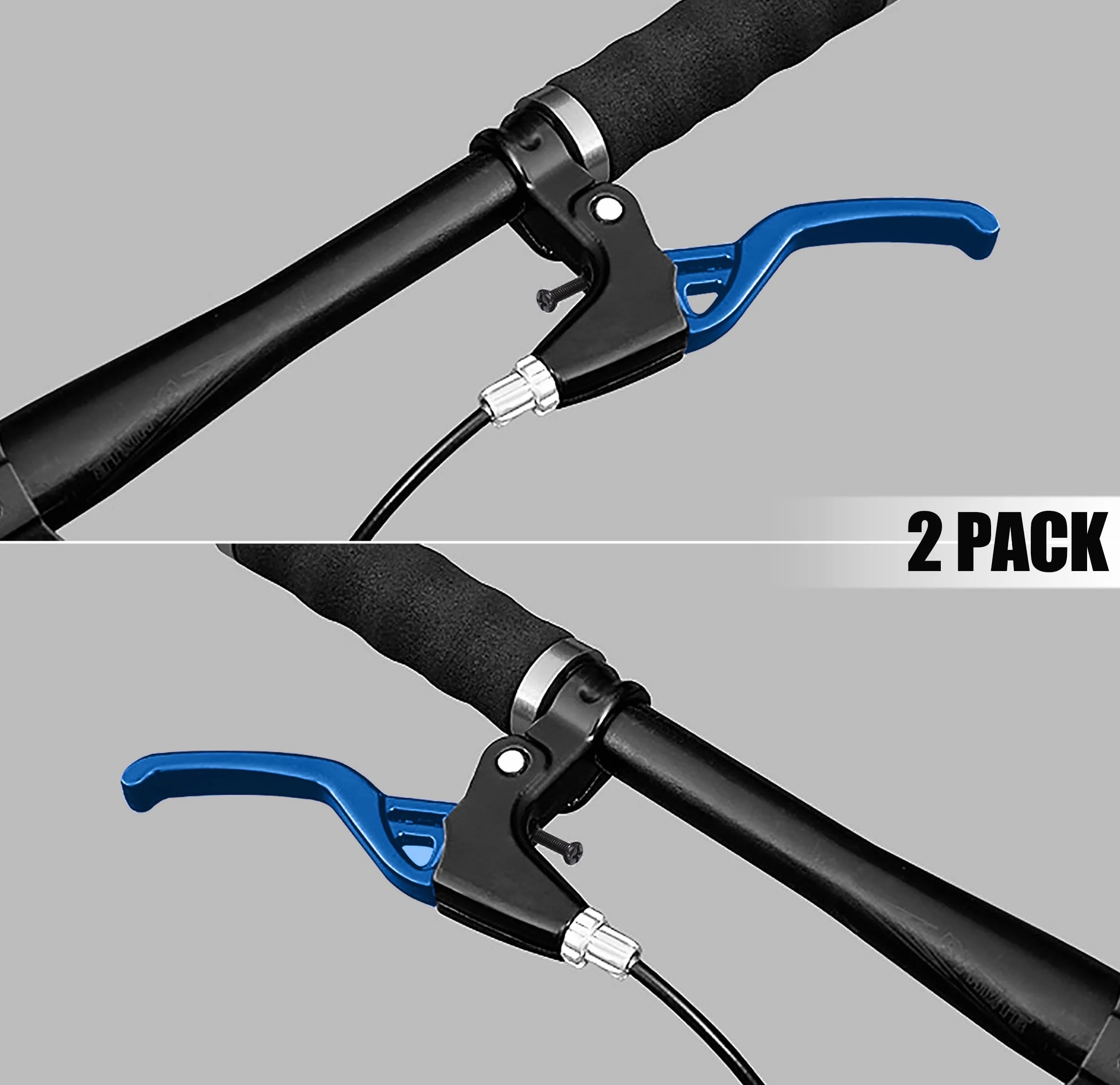 Dźwignia hamulca rowerowego ze stopu aluminium do MTB i roweru szosowego 2,2 cm niebieski 1 para
