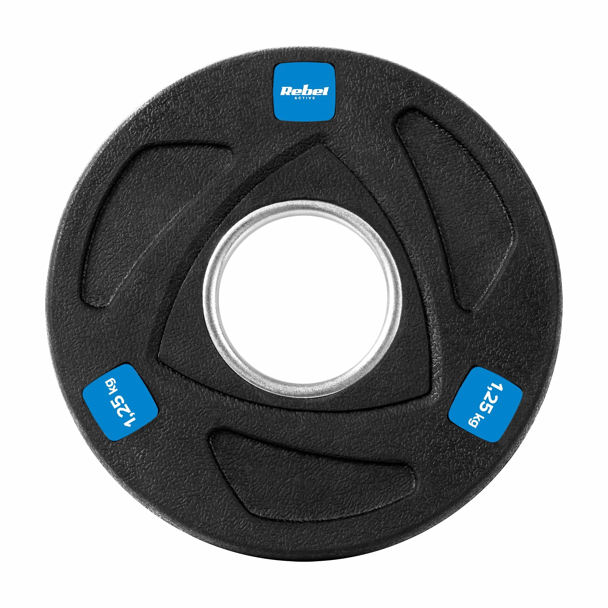 Rebel Zestaw Obciążeń Żeliwnych Gumowanych 4x1.25kg Otwór Olimpijski 51mm RBA-2107
