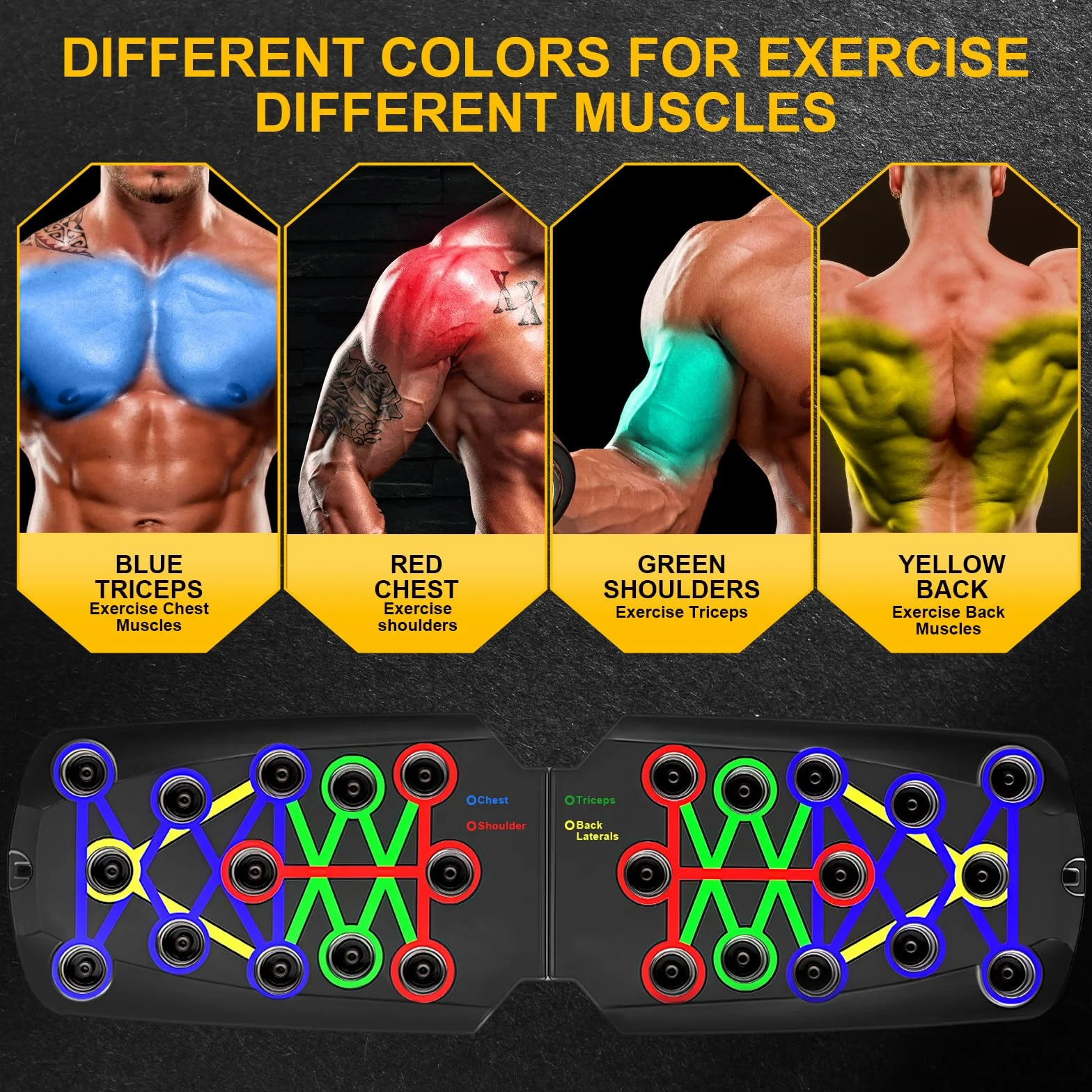Flintronic Deska push-up 28 w 1 dla mężczyzn i kobiet