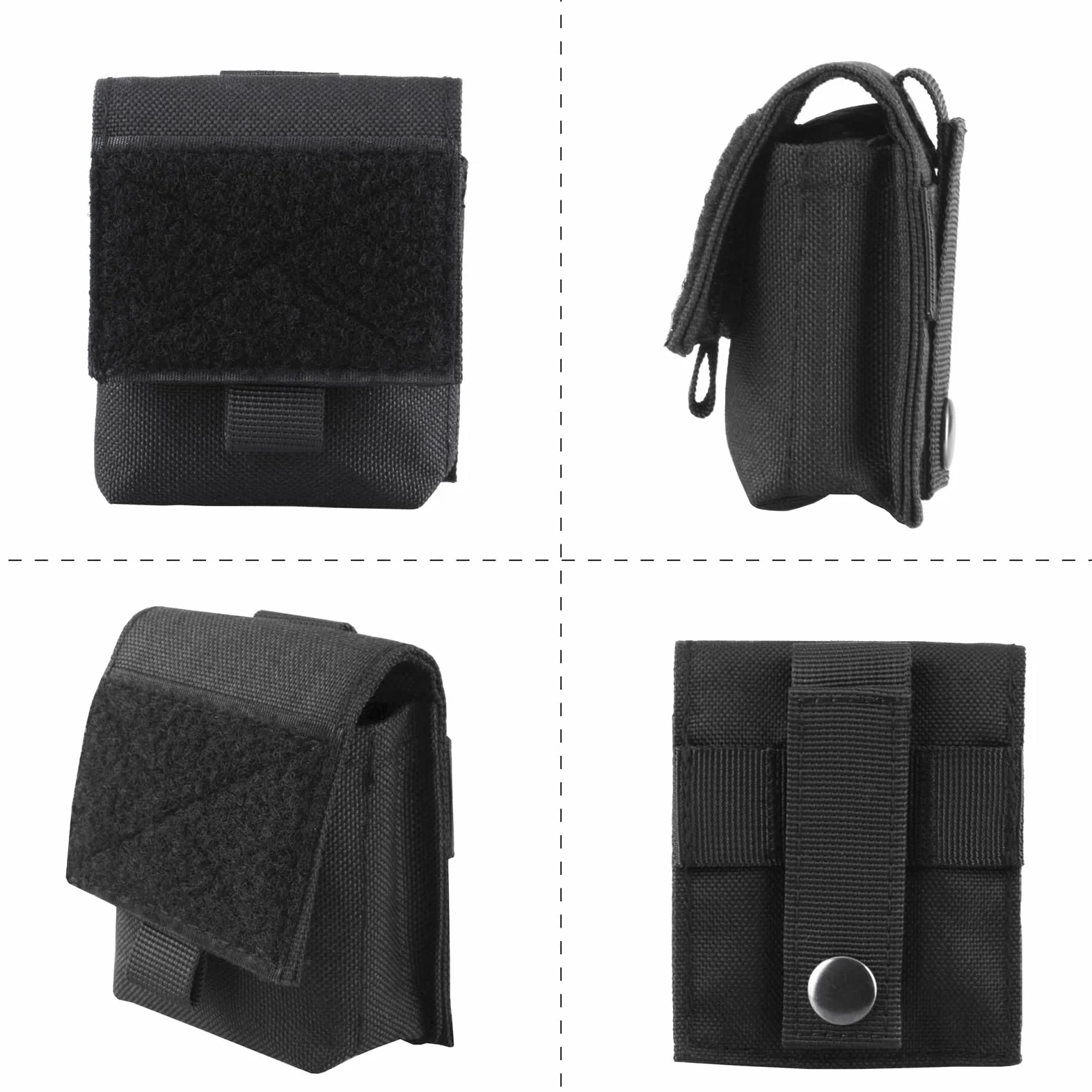 Azarxis Taktyczna torba EDC, Molle Pouch, torba wojskowa, torba na telefon komórkowy, kompaktowa torba na kemping, wędrówki, jazdę na rowerze, wspinaczkę