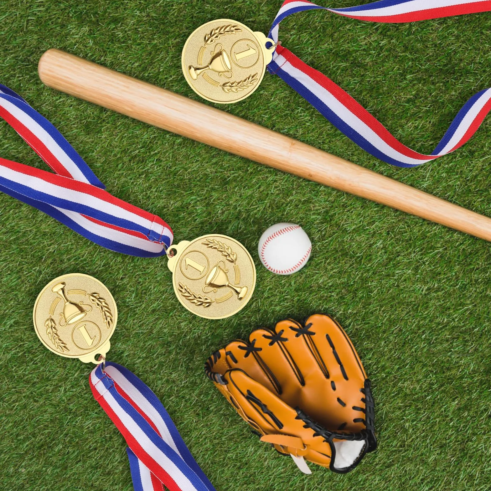 Hianjoo 12-pak medali dla dzieci, złoty srebrny brązowy medal na dzień sportu nagrody na zawody gimnastyczne, prezenty imprezowe, dla dzieci i dorosłych