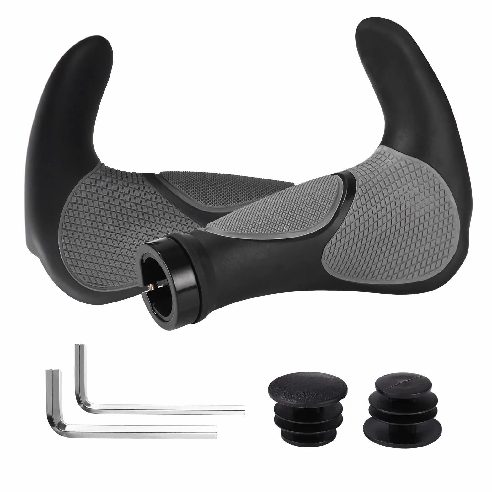 Ergonomiczne uchwyty rowerowe 22 mm do MTB trekkingu roweru miejskiego