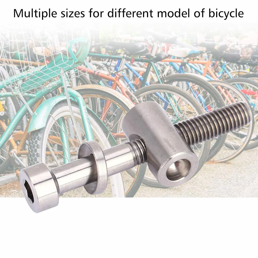 BuyWeek Śruba do sztycy rowerowej, sztyca rowerowa ze stopu tytanu, śruba mocowana, okrągła śruba z łbem walcowym, akcesoria zamienne