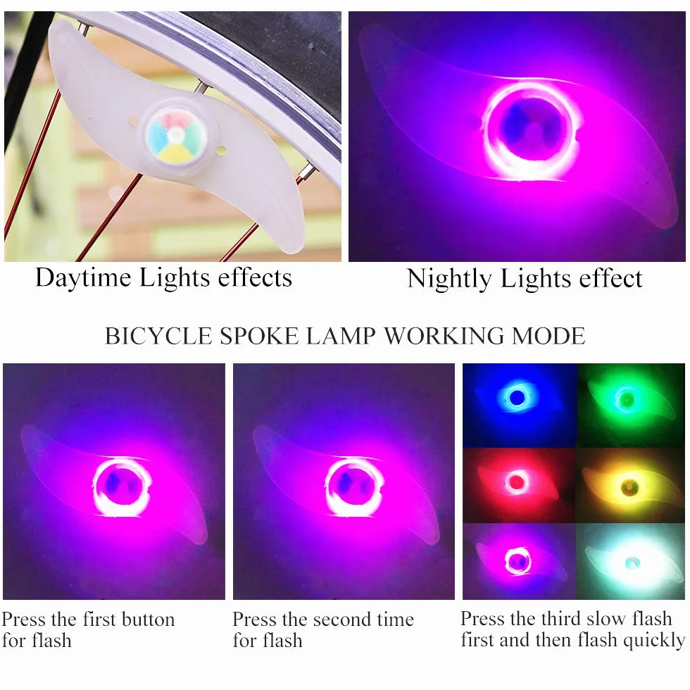 4 światła koła czerwone rowery światła rowerowe wodoodporna lampa led opona rowerowa z 3 trybami kierunkowskazu dla dorosłych rowerów górskich i dzieci
