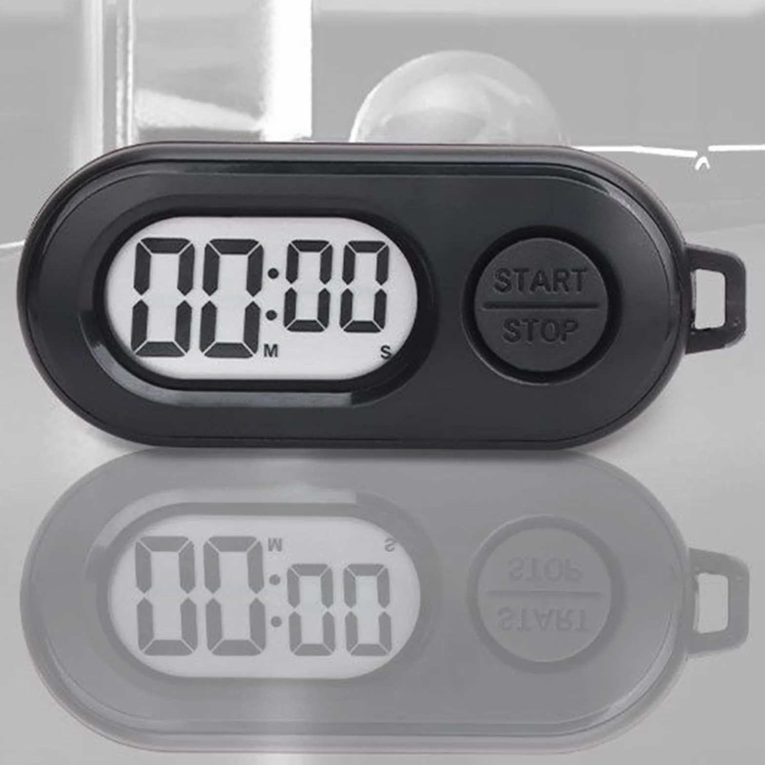 Brelok Stop Timer, przenośny zegarek sportowy, uroczy kompaktowy cyfrowy ekran LCD, licznik timera akcesoria do placu zabaw, klasy, aktywności na świeżym powietrzu