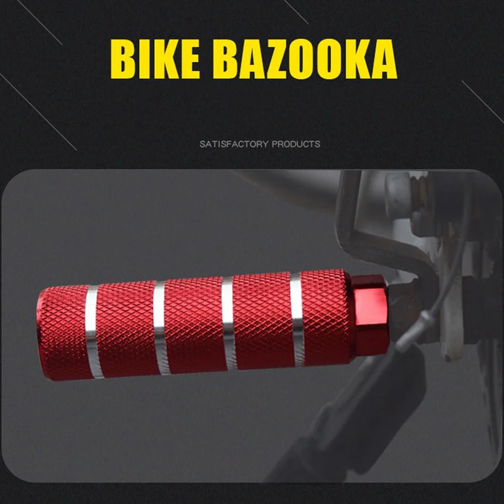 nożny, 2 sztuki, kołki rowerowe, stop aluminium, antypoślizgowe pegi rowerowe, akcesoria BMX dla dorosłych