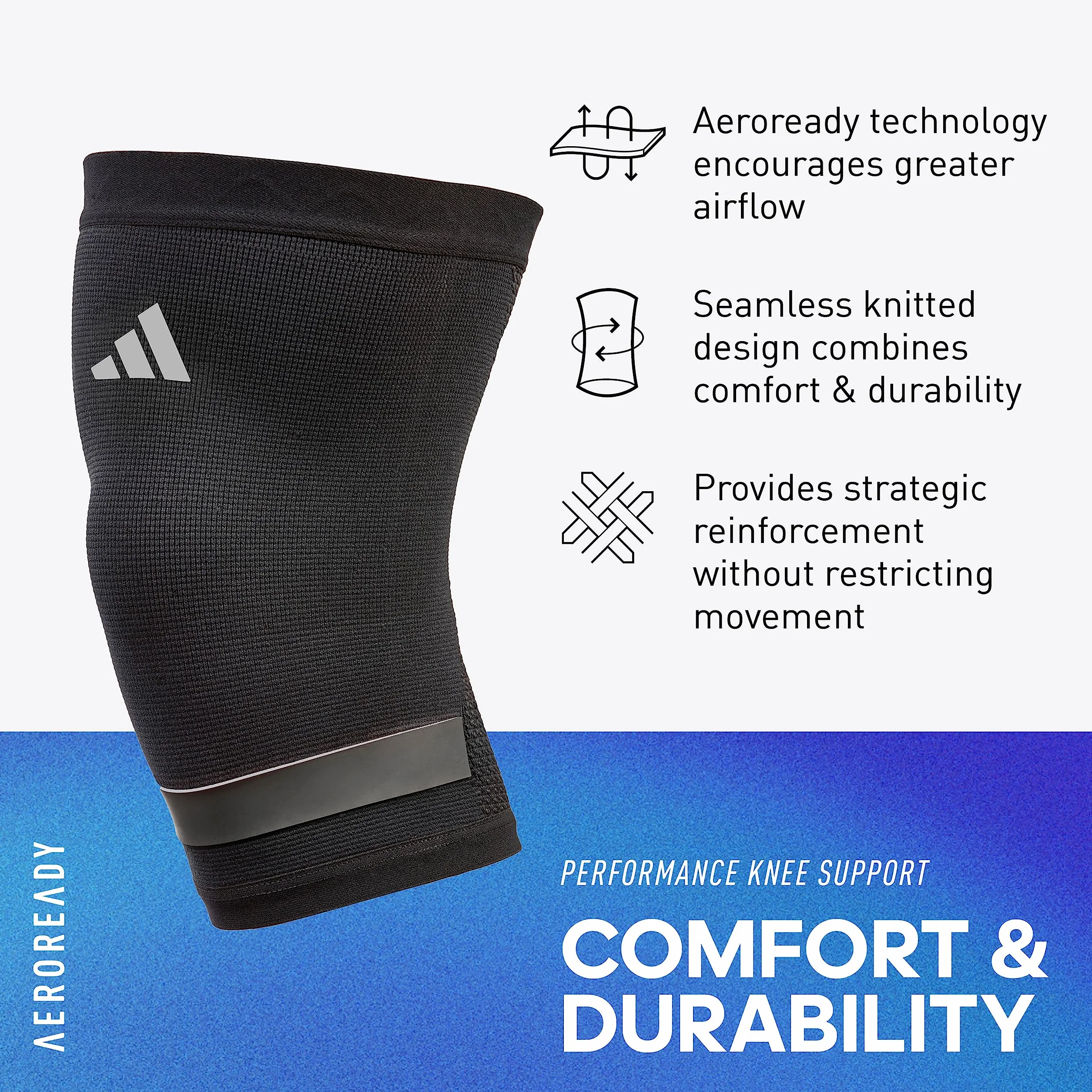 adidas Performance bandaż na łokcie – bandaż na łokcie przeciwko bólom stawów w przypadku łokcia tenisisty, dla mężczyzn i kobiet