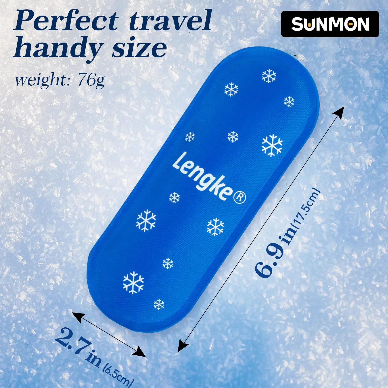 SUNMON 2 szt. opakowań żelowych chłodzących do insuliny 75 g x 2