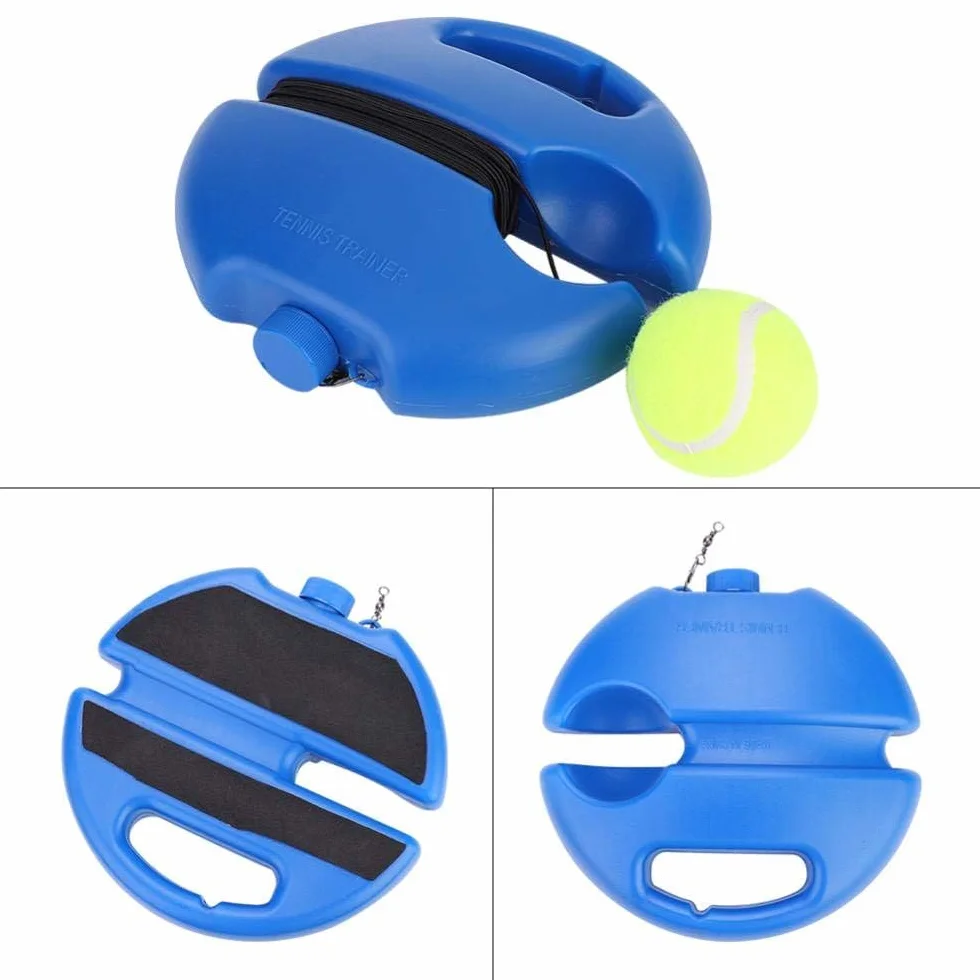 Alomejor Trenażer tenisowy przenośny tenis odbicie piłka narzędzie treningowe do samodzielnej nauki tenisa narzędzie do ćwiczeń dla dorosłych i dzieci początkujących