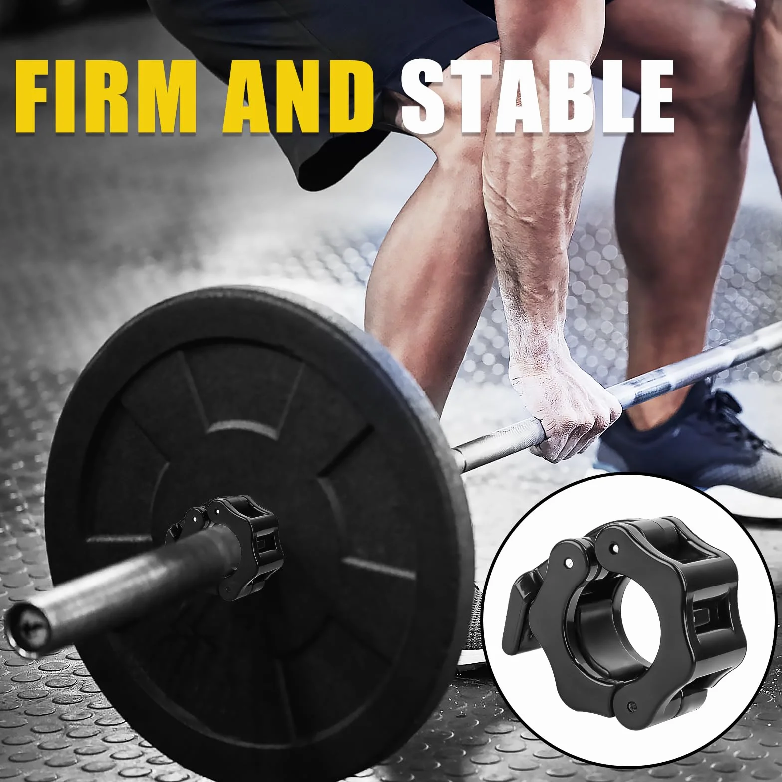 4 sztuki zacisków do hantli 30 mm, profesjonalne szybkie zapięcie, obroże do treningu, podnoszenia ciężarów, treningu, fitnessu, akcesoria