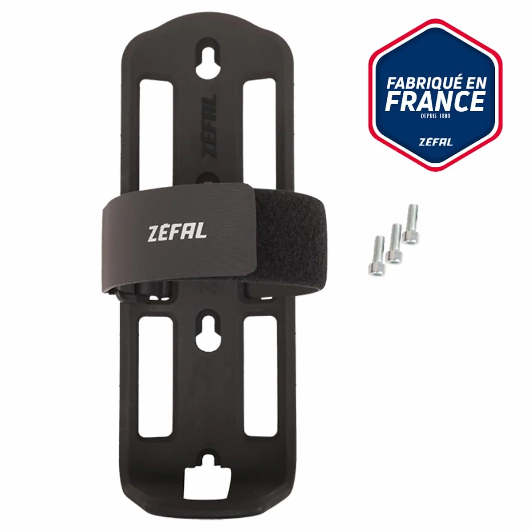 ZEFAL Z Adventure Cage - Rower i MTB Butelka na butelkę - Uniwersalny uchwyt na bidon - Bikepacking uchwyt na butelkę - do wszystkich rodzajów pojemników, czarny, 230x81x94 mm EU