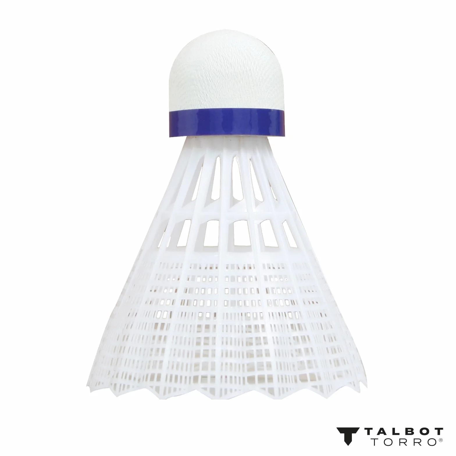Talbot-Torro Tech 350 piłki do badmintona – nylonowe lotki w puszce 3 lub 6 sztuk