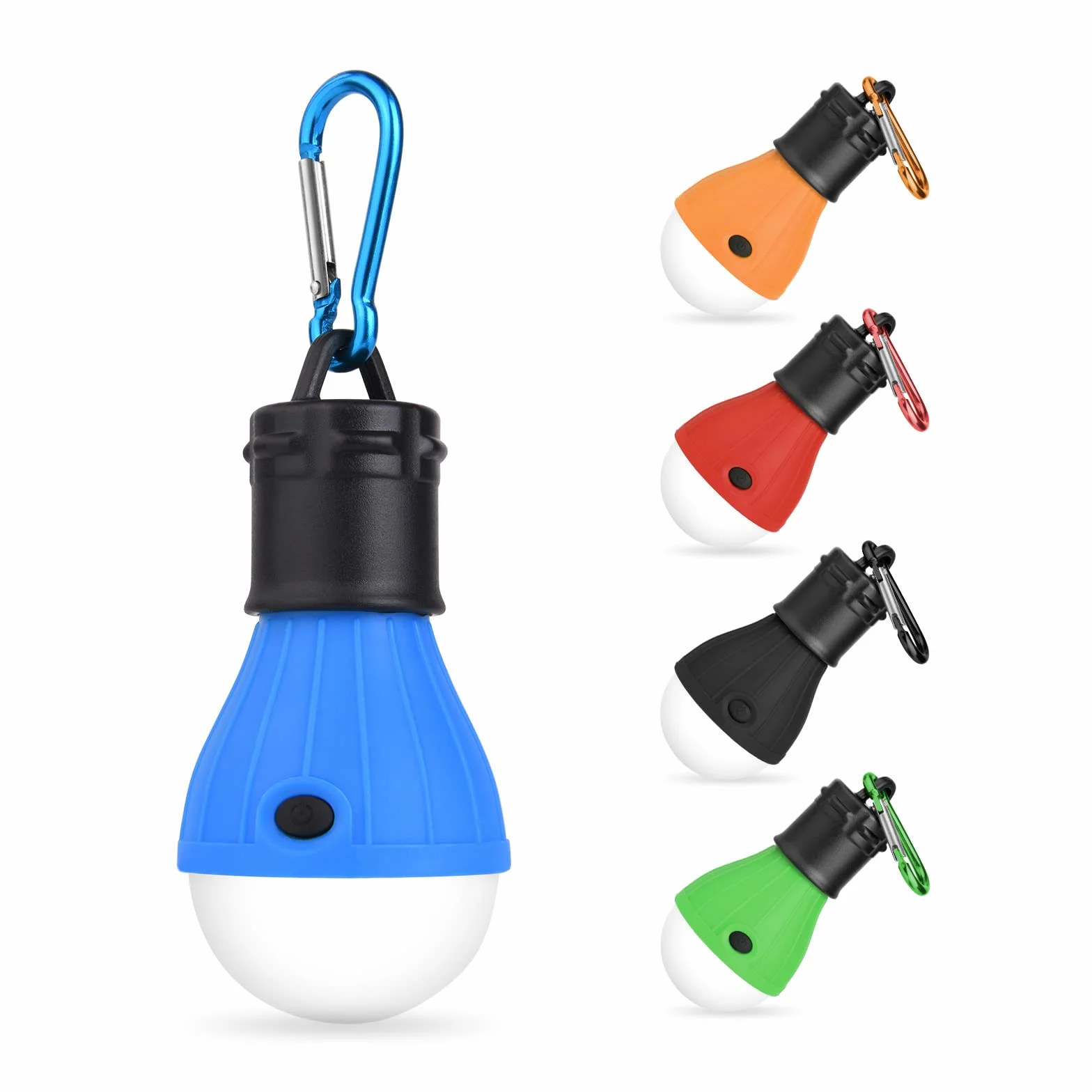 Flintronic 5 sztuk LED lampa kempingowa z karabińczykiem światło awaryjne