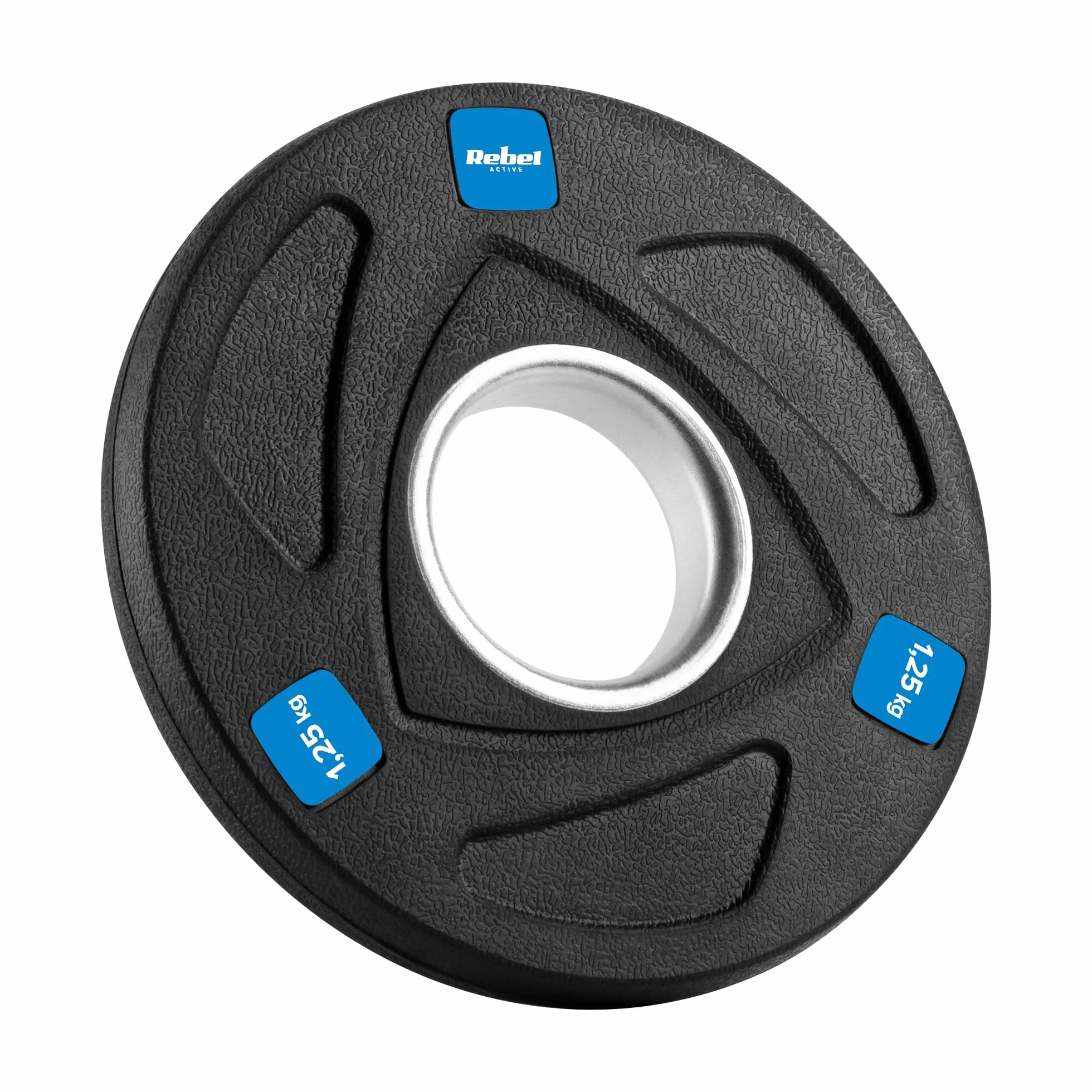 Rebel Zestaw Obciążeń Żeliwnych Gumowanych 4x1.25kg Otwór Olimpijski 51mm RBA-2107