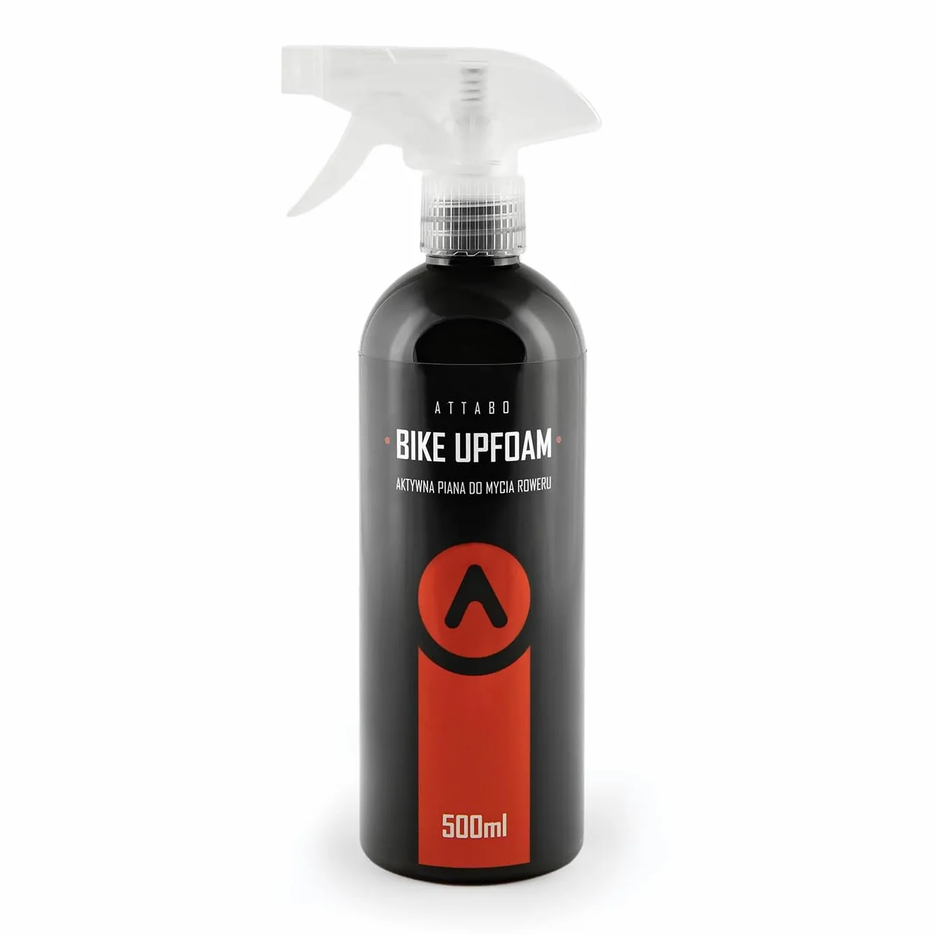 ATTABO Aktywna Piana do Ręcznego Mycia Roweru 500 ml | Łatwa Aplikacja - Spray, Likwidacja Zabrudzeń, Wydajna Chemia Rowerowa | Środek Czyszczący | AT-500
