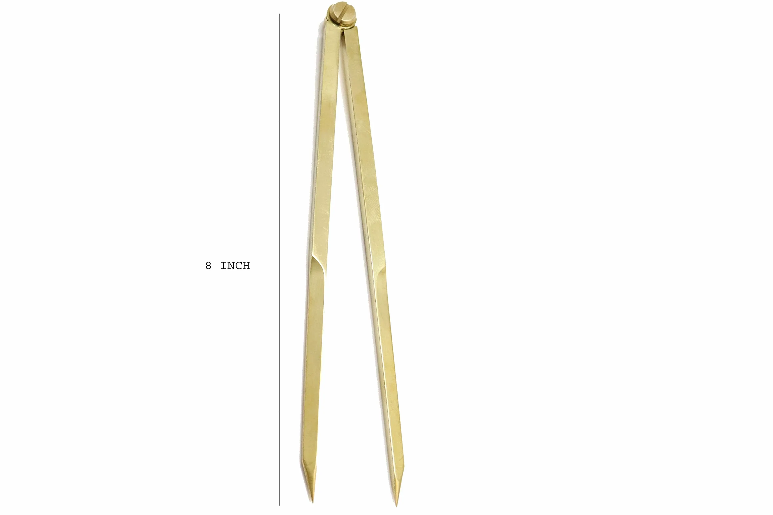 Liquidraw Przegroda nawigacyjna morska pojedyncza ręczna prosta przegroda z litego mosiądzu 20 cm / 8 cali