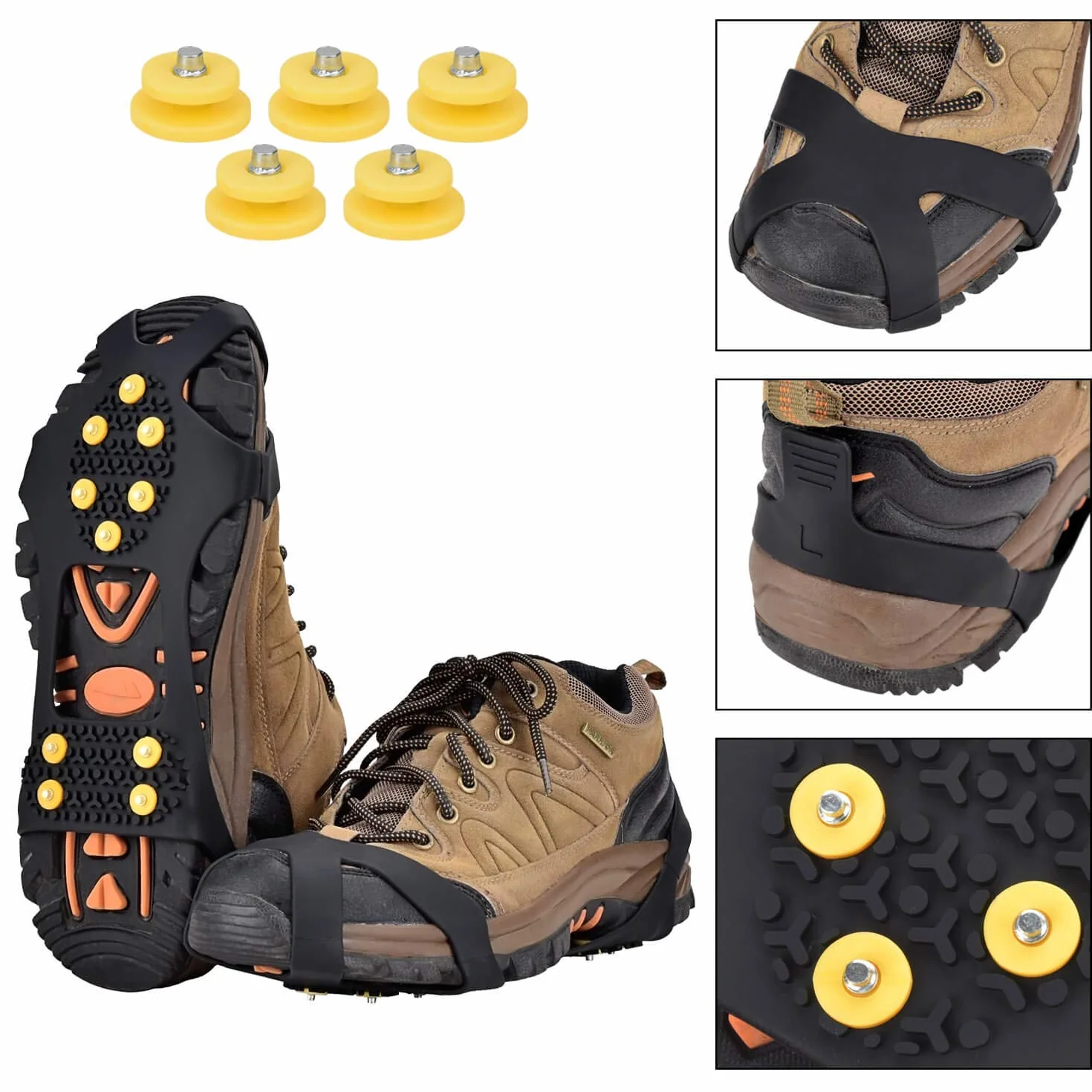 Aliglow raki do lodu na buty antypoślizgowe X-Large