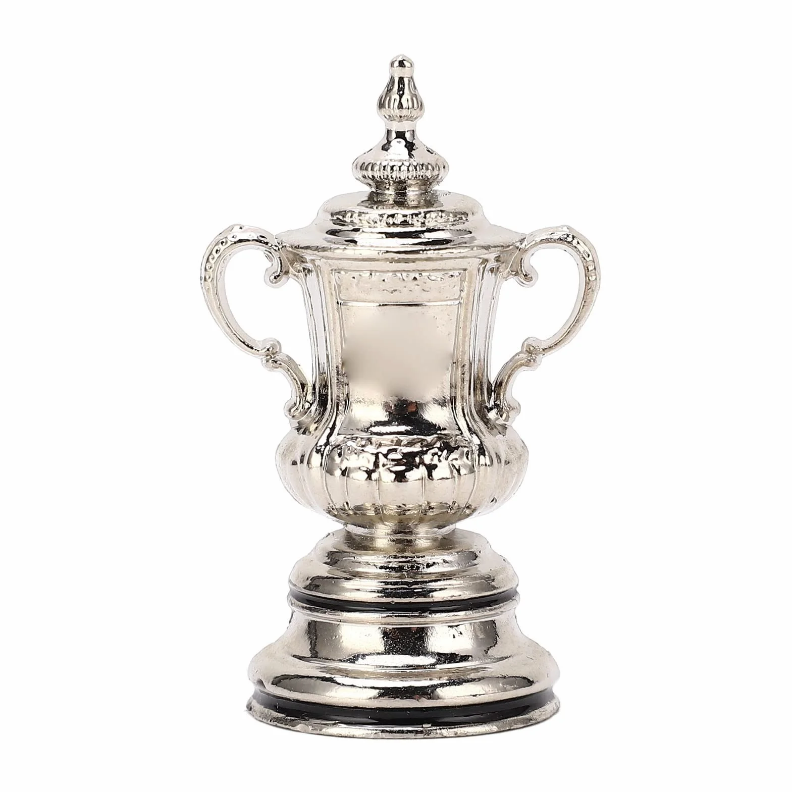 Trofea z Nagrodami, Wysoka Symulacja Metalowych Trofeów Piłkarskich Ozdoby Decor Mini Gra w piłkę nożną Puchar Trofeum Model na stół, Stolik Nocny, Półka na Książki, Salon