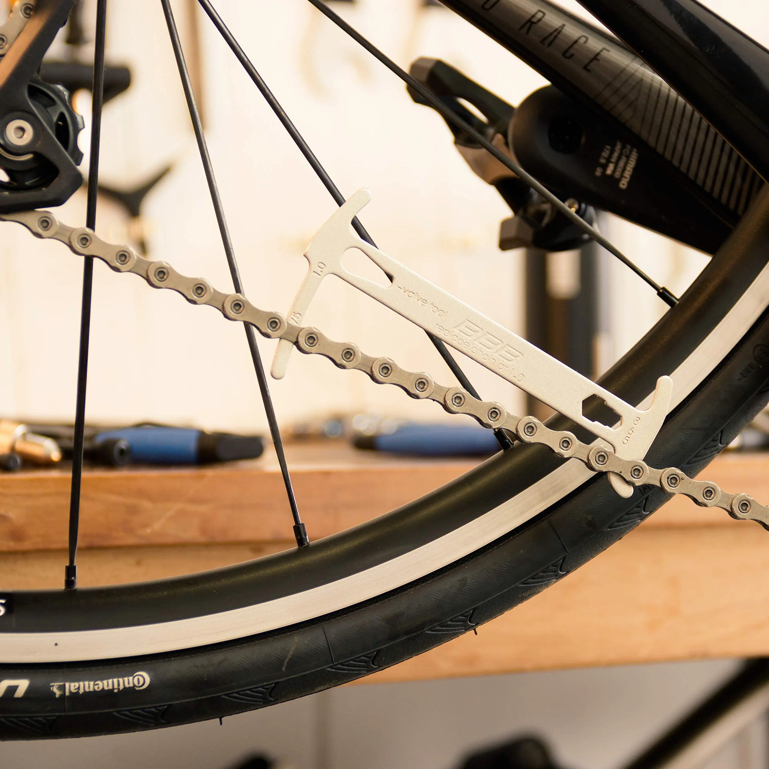 BBB Cycling Miernik Zużycia Łańcucha BTL-125 Srebrny