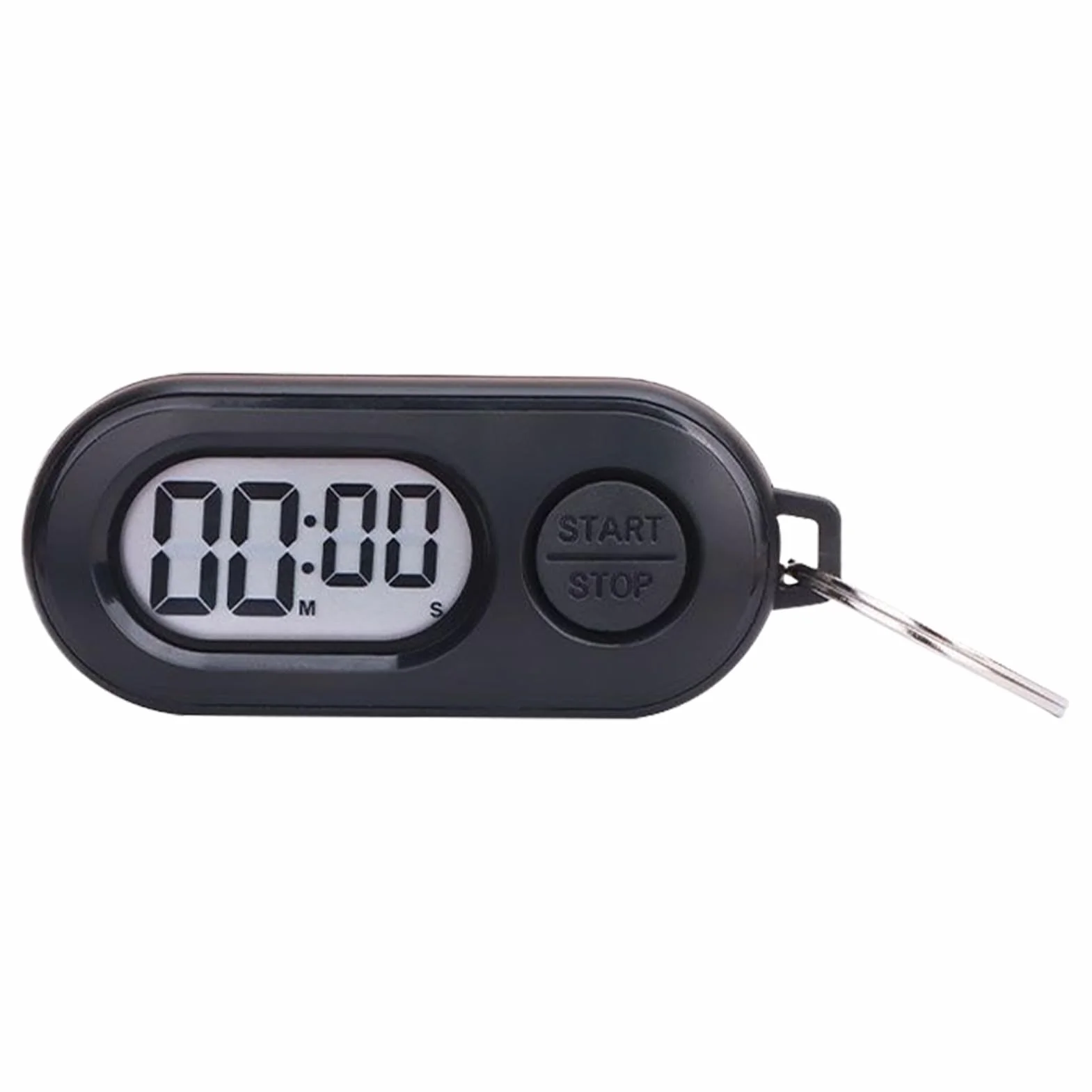 Brelok Stop Timer, przenośny zegarek sportowy, uroczy kompaktowy cyfrowy ekran LCD, licznik timera akcesoria do placu zabaw, klasy, aktywności na świeżym powietrzu