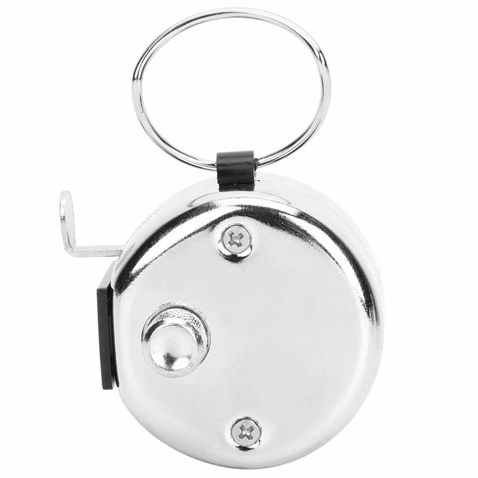 Handheld Tally Counter, 4-stellige mechanische Zahl Click Counter Silber-Aluminium-Legierung mit Fingerring