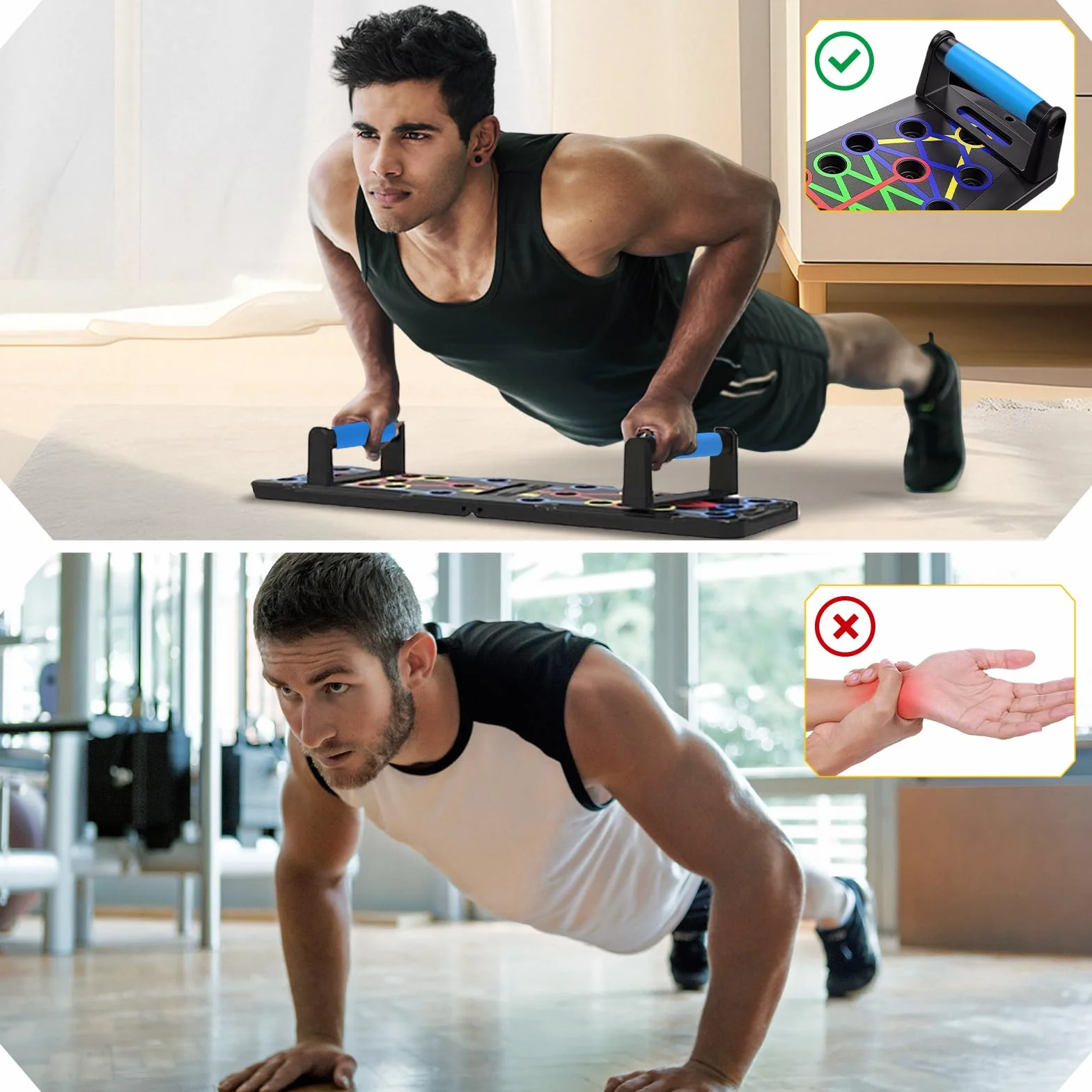 Flintronic Deska push-up 28 w 1 dla mężczyzn i kobiet
