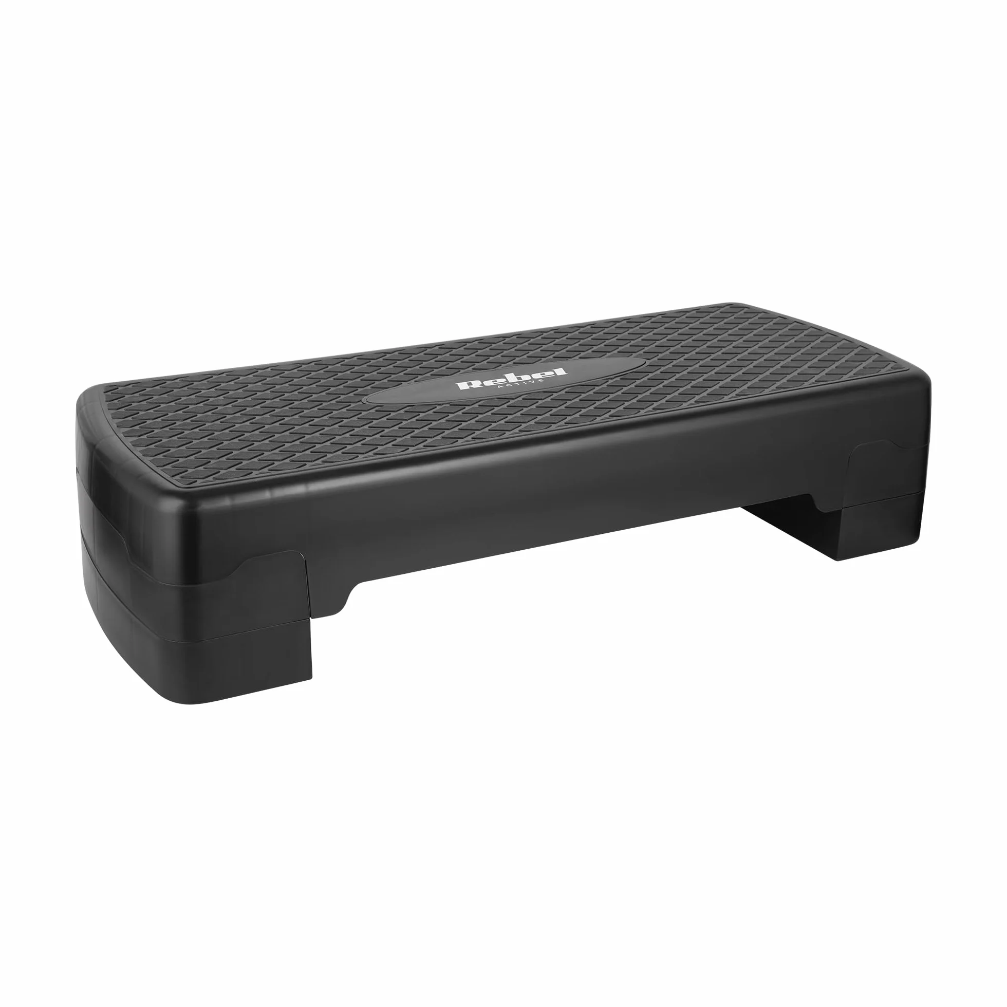 Rebel Electro Step do Aerobiku Fitness 3 Stopnie 68cm Stepper Podest Schodek Czarny