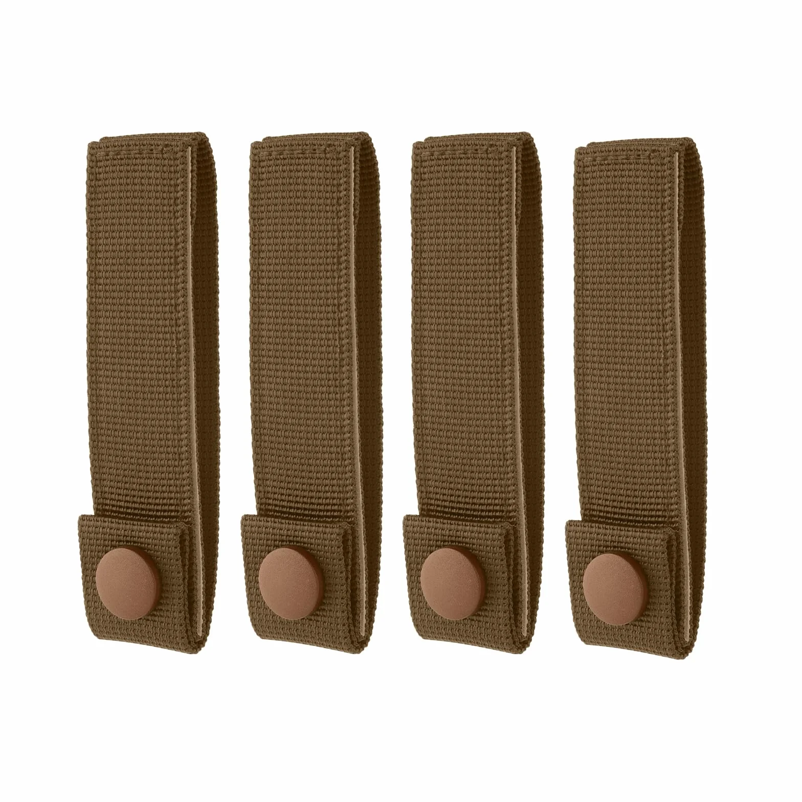 4 szt. Paski Mocujace MOLLE, Paski MOLLE Poliestrowe Paski MOLLE do Plecaka Paski Parciane MOLLE Wielokrotnego Uzytku Zlacza do Mocowania Paska Plecaka do MOLLE (Khaki)