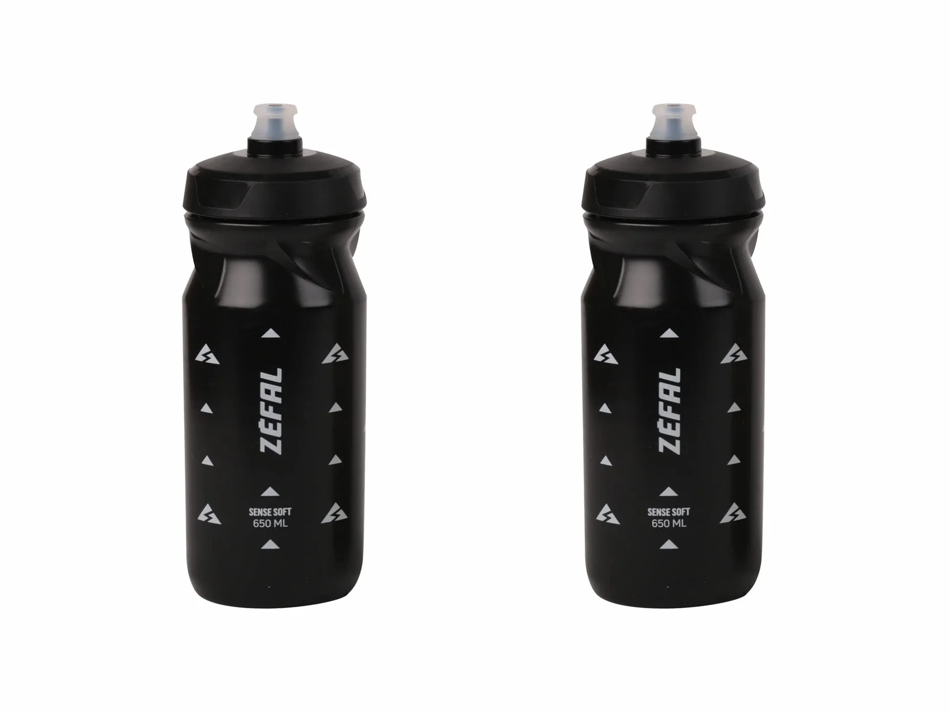 Zefal Pack Sense Soft 65 Bidon Rowerowy, Polipropylen, Czarny, 650 ml