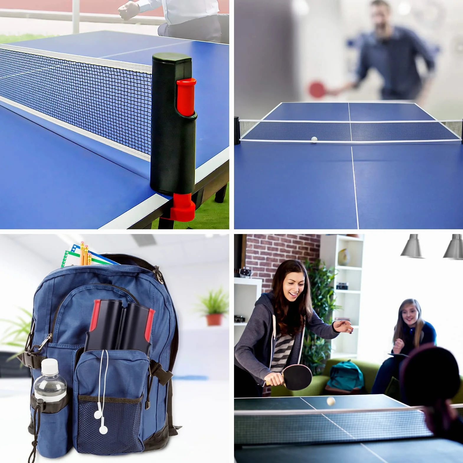 Sieci do tenisa stołowego, tenis stołowy, wysuwane sieci do tenisa stołowego, przenośna siatka do ping ponga, zapasowa siatka do ping ponga, akcesoria do gry w siatkówkę, dla wszystkich