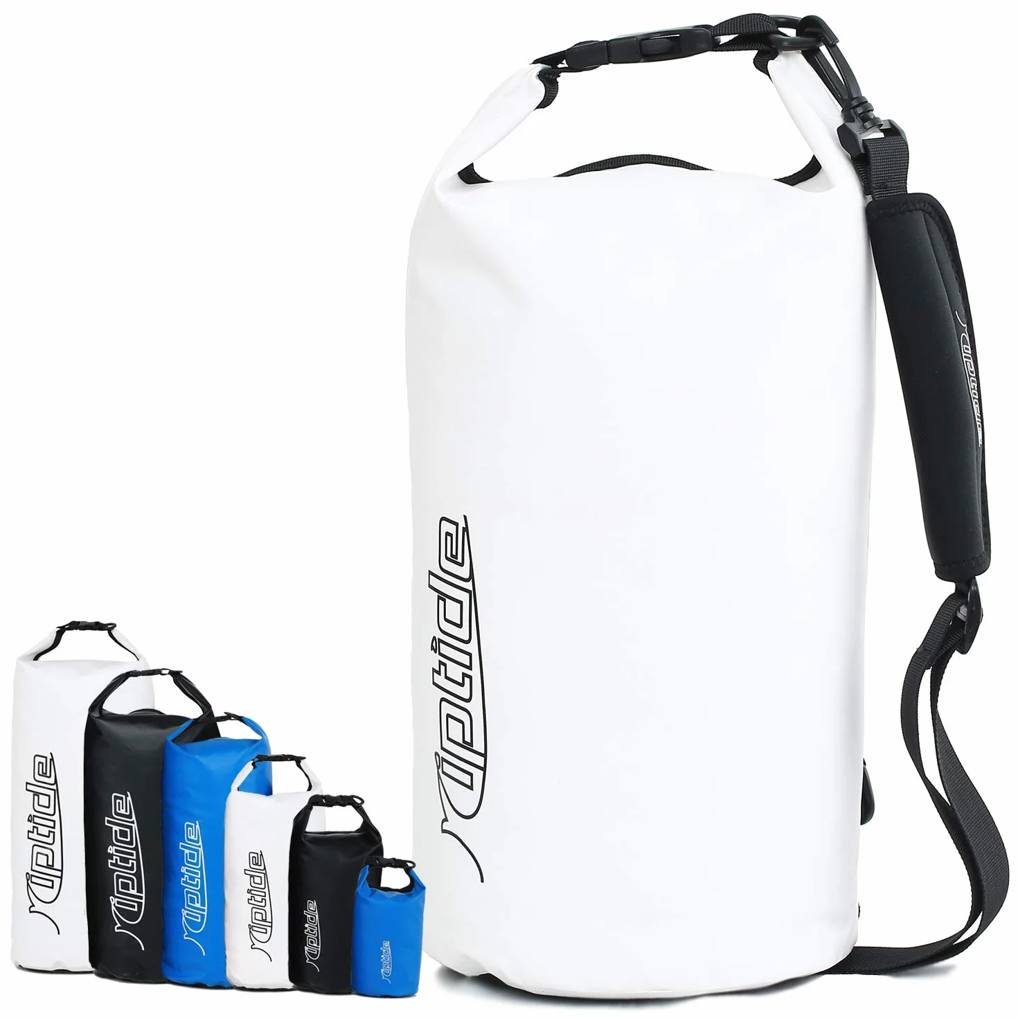 riptide Dry Bag Wodoszczelny worek z paskiem na ramię, biały, 20 l