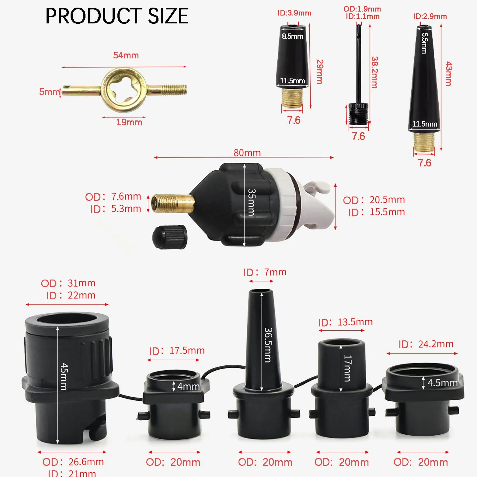 Adapter do zaworu SUP