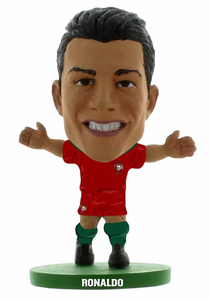 SoccerStarz Portugalia Cristiano Ronaldo zestaw domowy/figurki, 5 cm, SOC1264