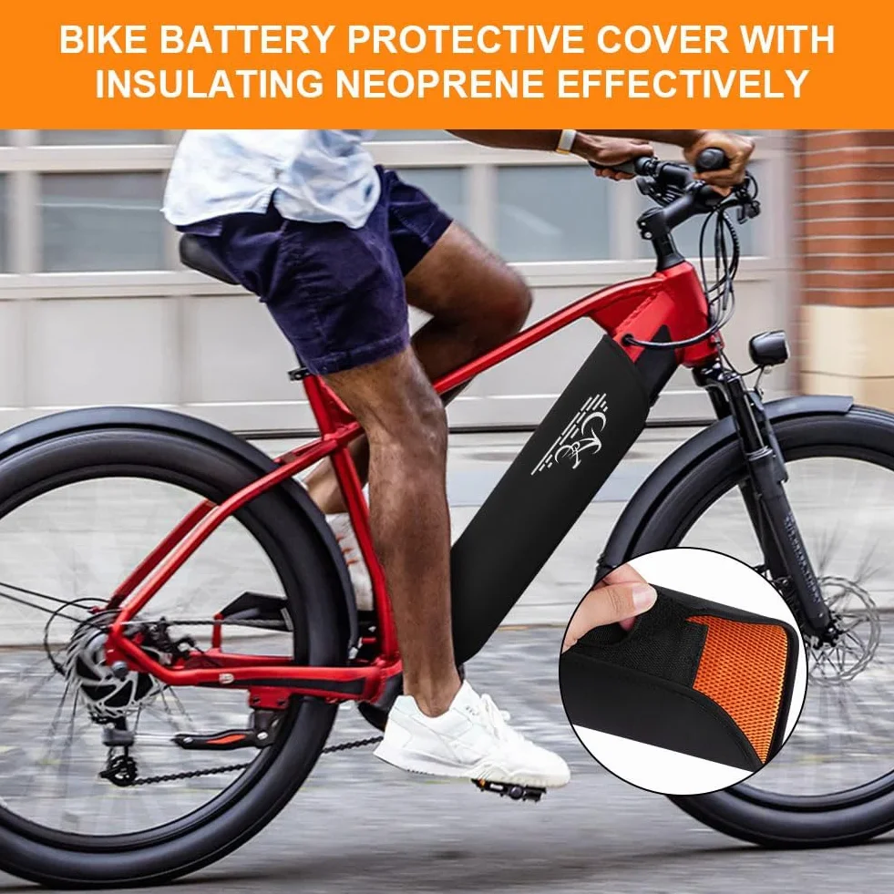 Letni pokrowiec ochronny na akumulator E-Bike, oddychający/lód, do rowerów i motocykli elektrycznych