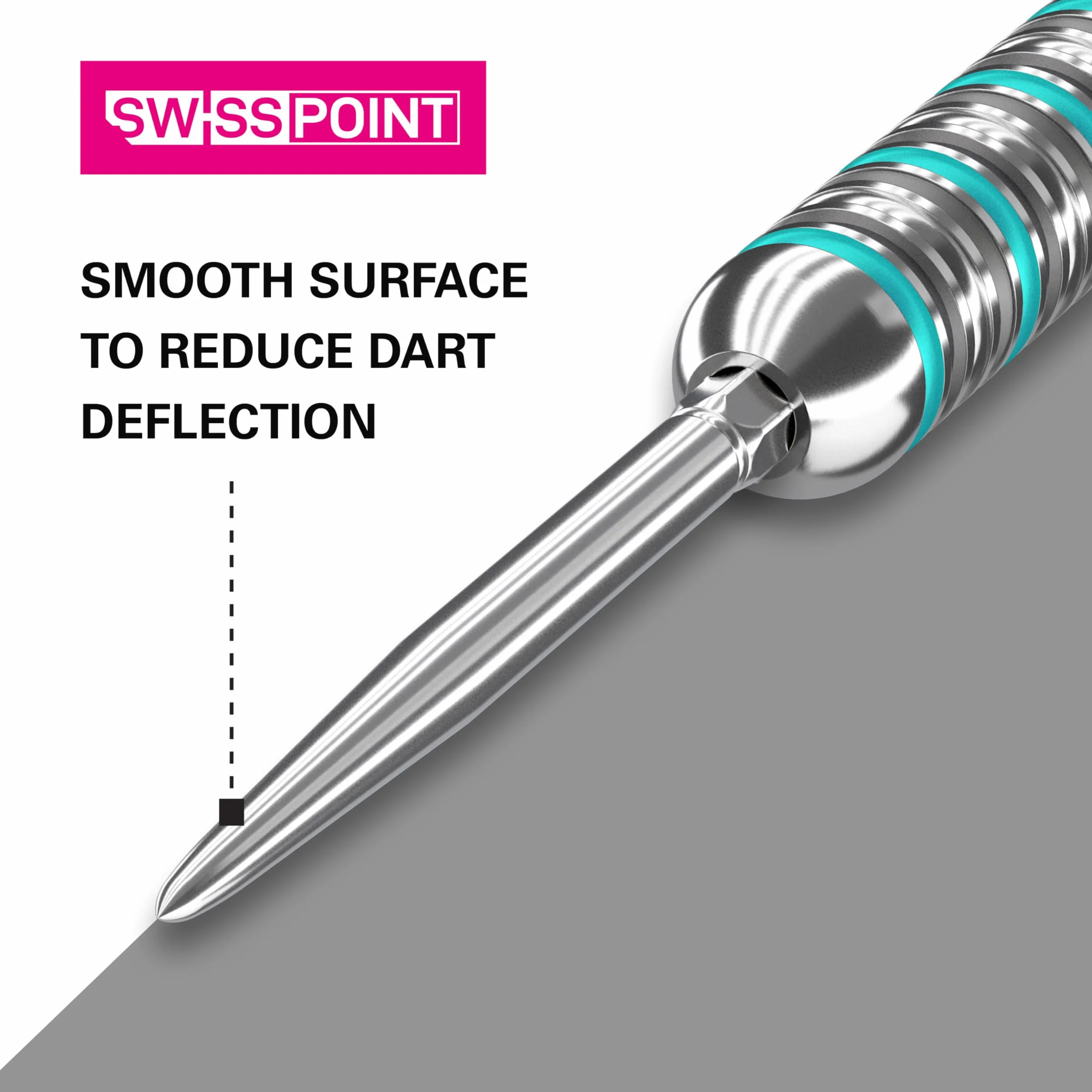 Target Darts Swiss Points, Końcówki do rzutek Diamond Pro Swiss Point (zestaw 3 końcówek), profesjonalne akcesoria do rzutek