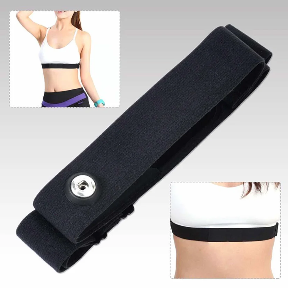 Sportowy elastyczny pasek biodrowy regulowany pulsometr wsparcie klatki piersiowej sprzęt fitness dla Garmin Wahoo, CooSpo oryginalny pasek HRM