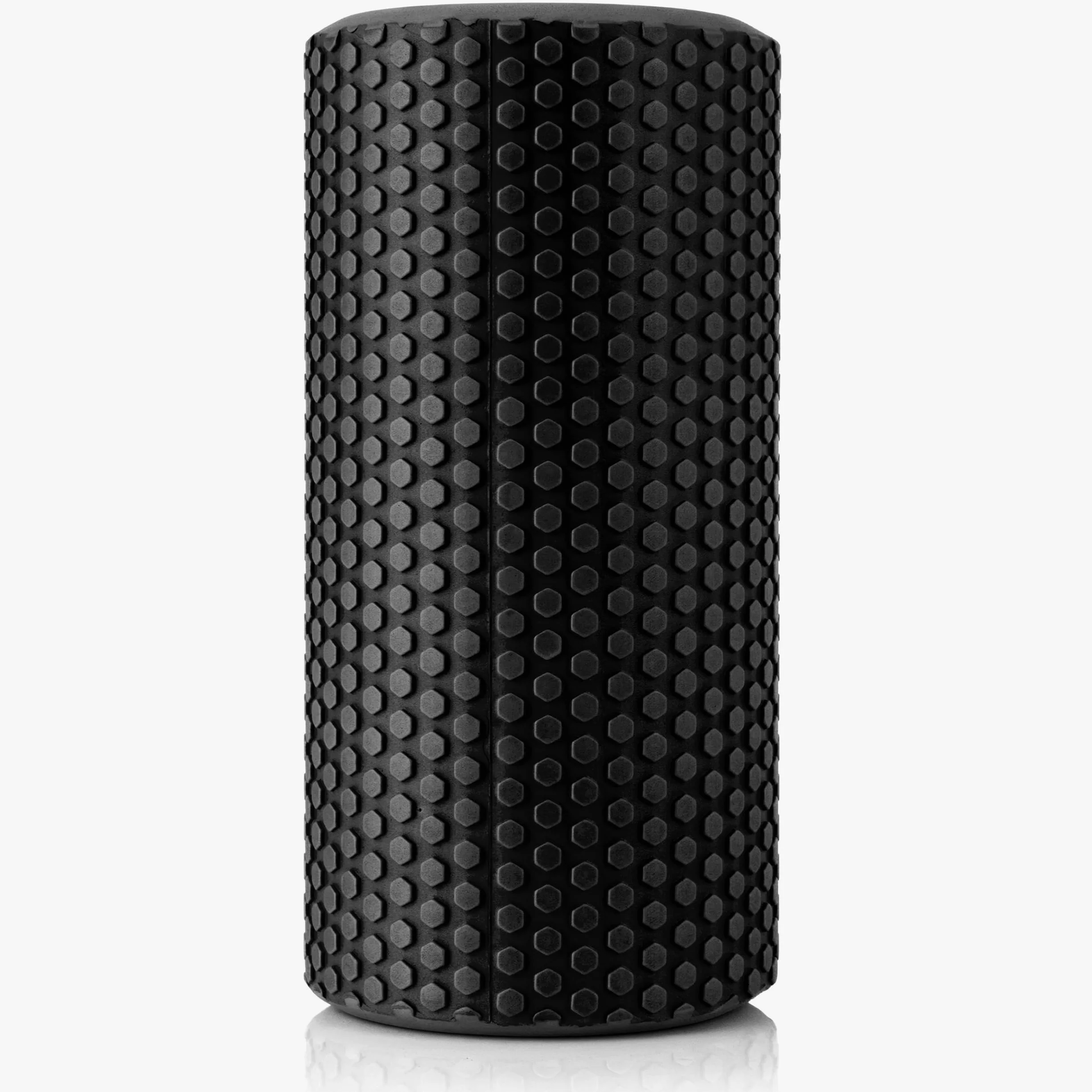 Fizyo Wałek do Masażu – Roller Piankowy EVA do Jogi, Pilatesu, Fitness i Rehabilitacji, Regeneracja Mięśni, Masaż Pleców i Powięzi, Czarny, 30x15 cm