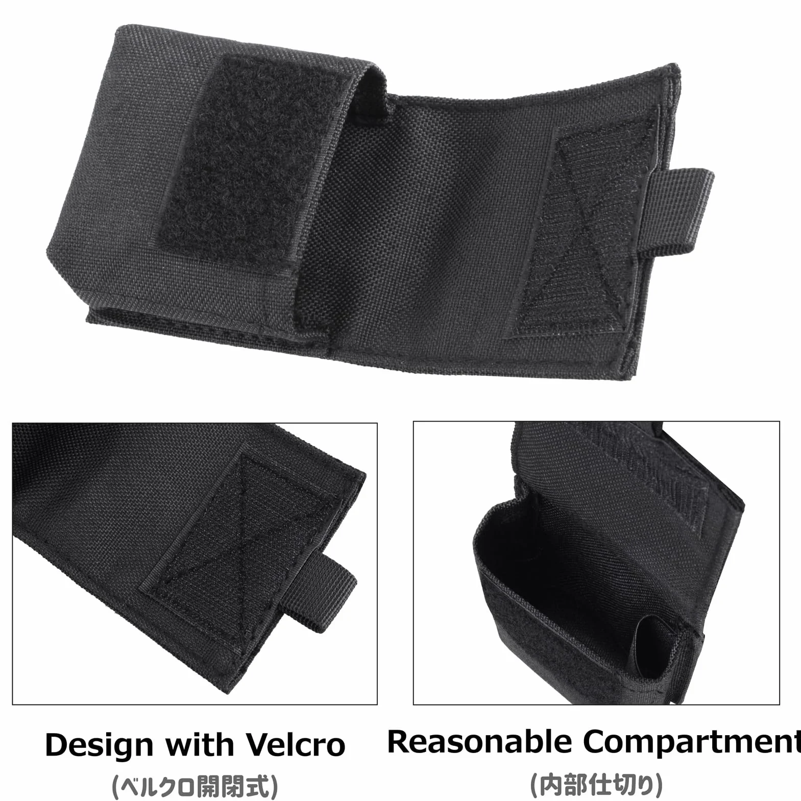 Azarxis Taktyczna torba EDC, Molle Pouch, torba wojskowa, torba na telefon komórkowy, kompaktowa torba na kemping, wędrówki, jazdę na rowerze, wspinaczkę