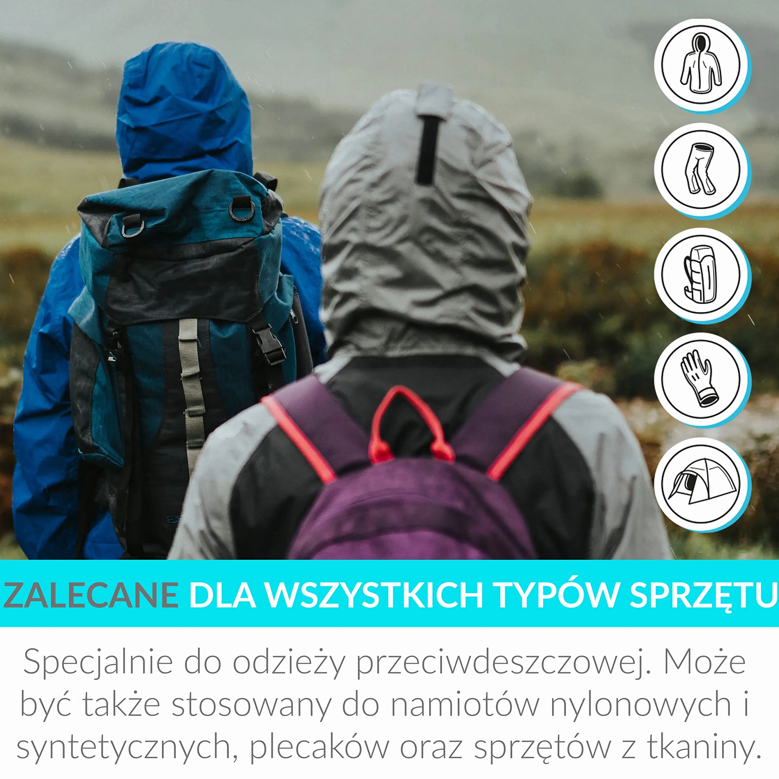 Zestaw do Pielęgnacji Odzieży podczas Deszczu, Mountval Wash & Care (315ml), Mountval Waterproofing Refresher (300ml), Ochrona Odzieży Technicznej i Przeciwdeszczowej oraz Sprzętu, w tym GORE-TEX
