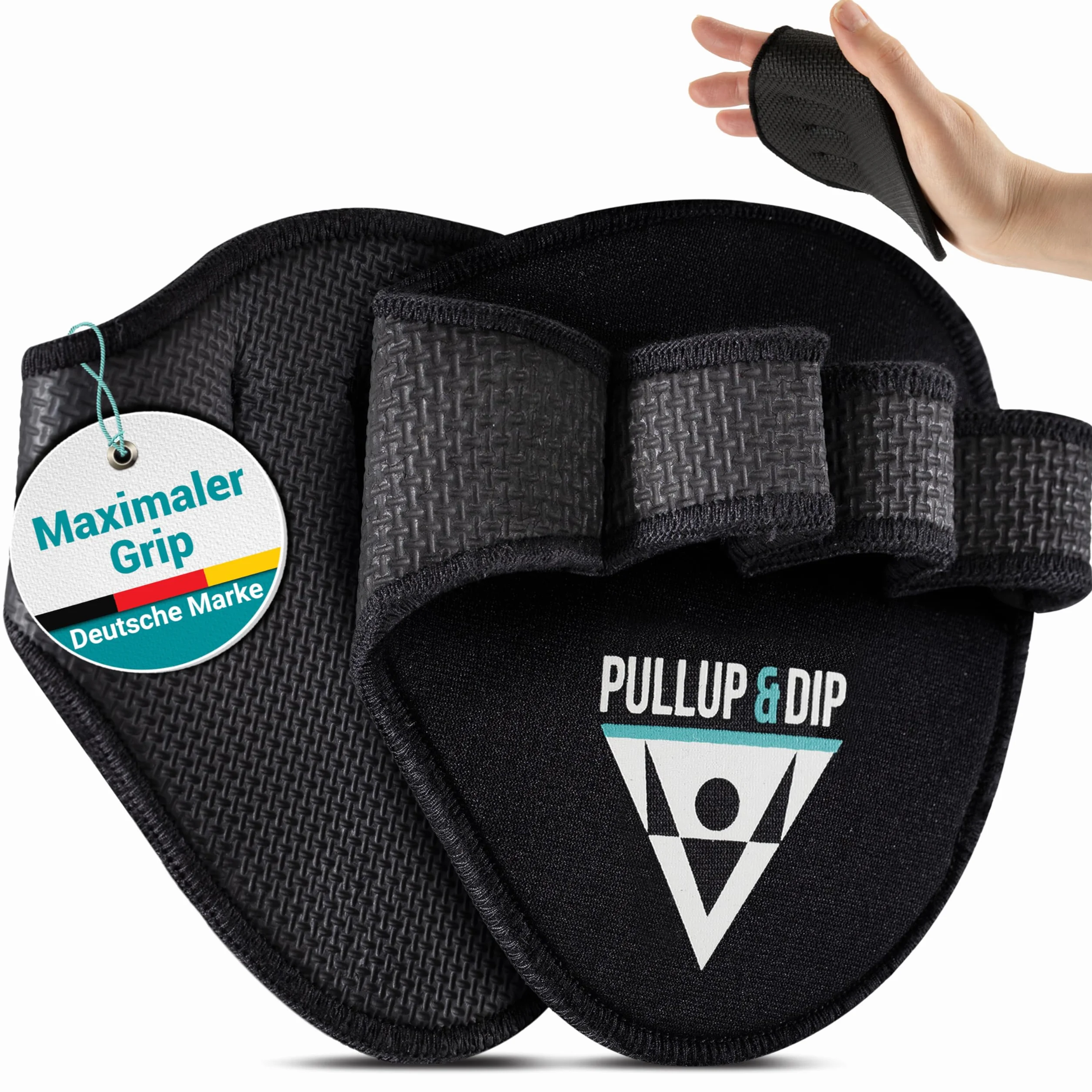 PULLUP & DIP Podkładki antypoślizgowe do podciągania, fitnessu, kulturystyki i treningu siłowego