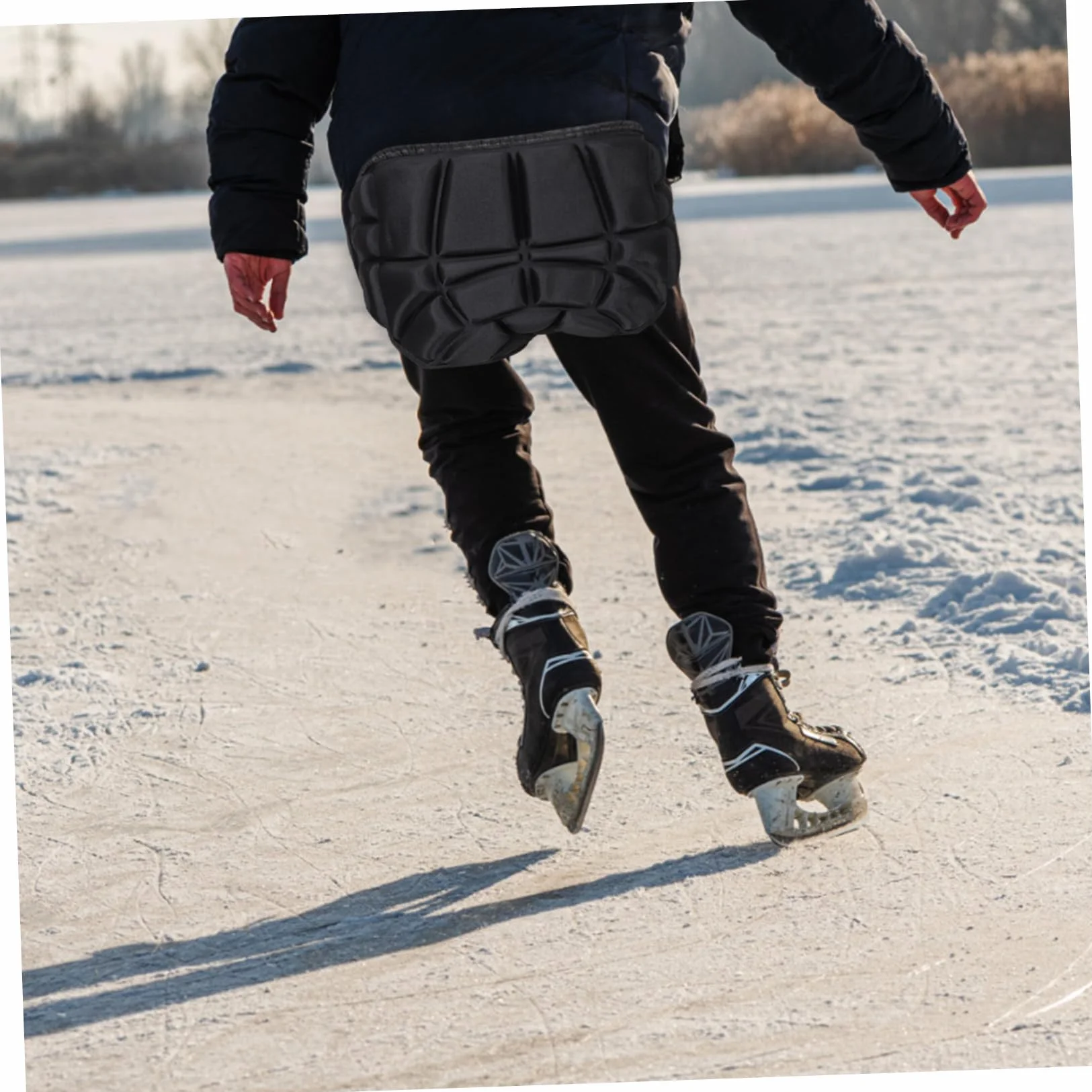 YARNOW Youth Skating Butt Pads Soft Flexible Hip Protection for Teens Ice Skating Roller Skiing Snowboarding Winter Protective Gear