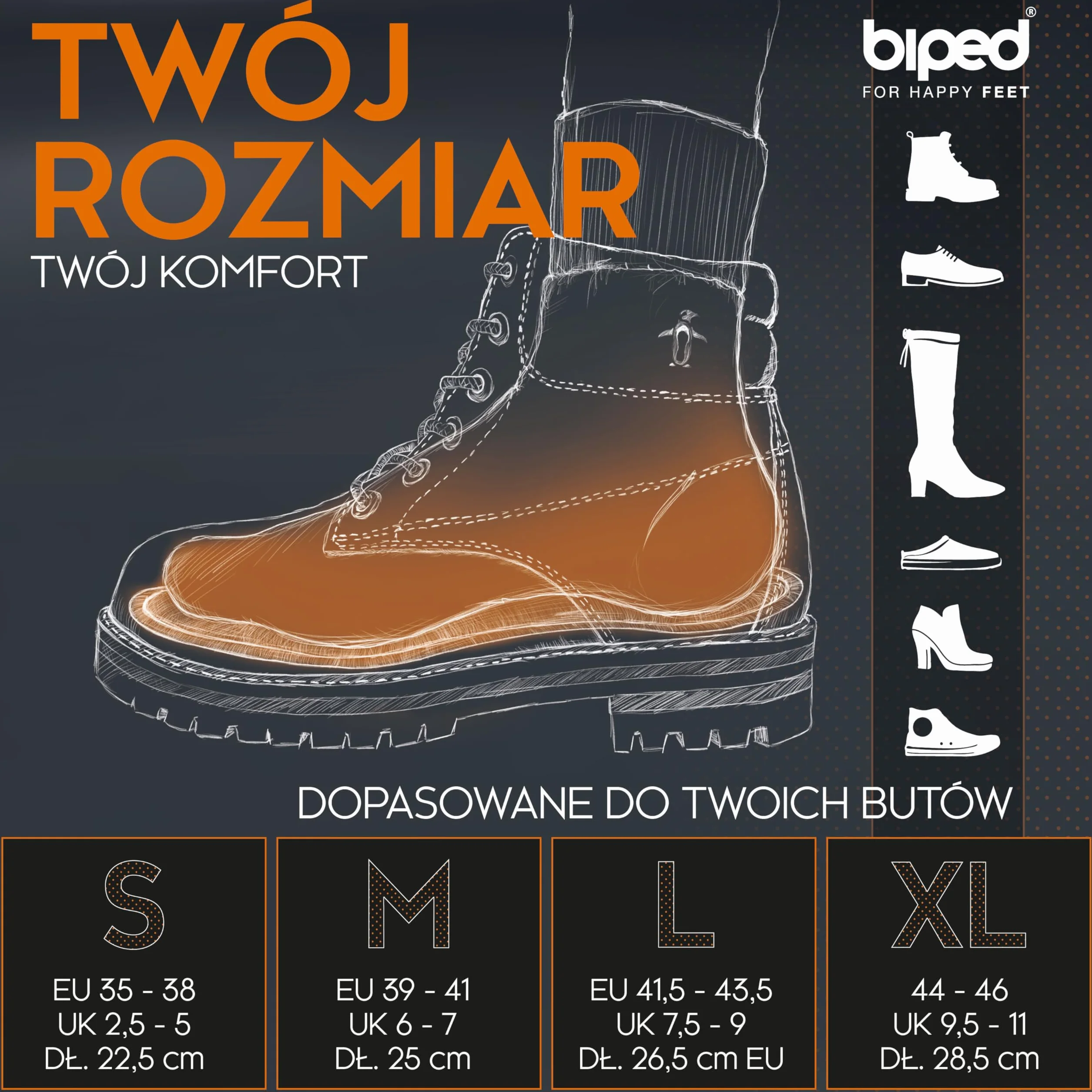 biped wkładki grzewcze do butów – Zestaw 4 par ogrzewaczy stóp dla kobiet i mężczyzn – Naturalne ciepło do 8 godzin – Aktywacja w kontakcie z powietrzem z2940