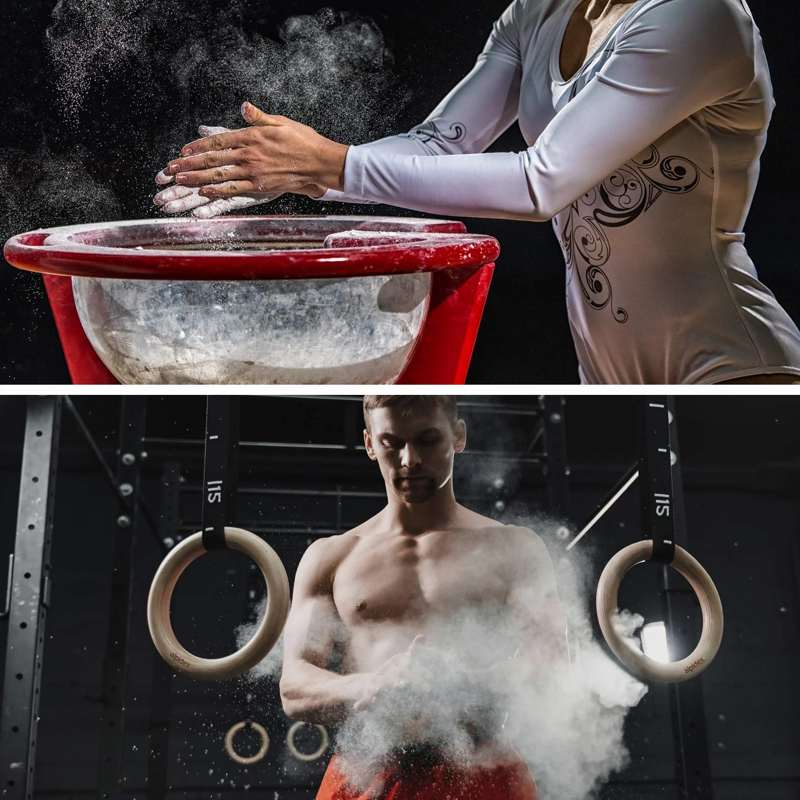 ALPIDEX Chalk Powder Magnezja W Proszku Kreda W Proszku Bouldering Fitness Gimnastyka