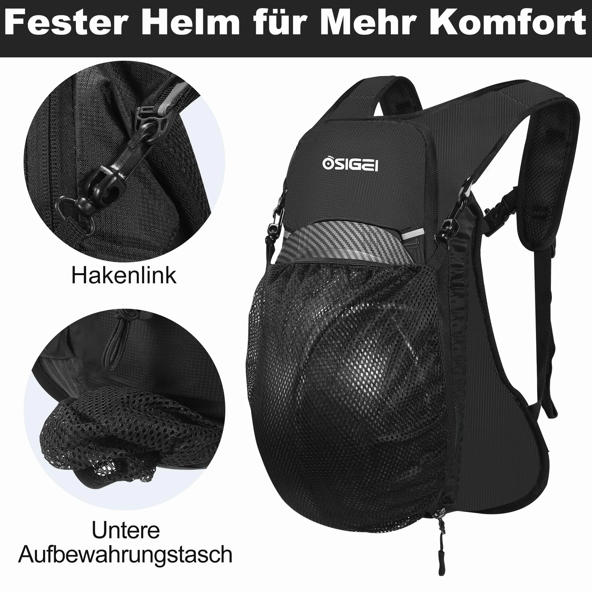 Ultralekki plecak rowerowy, z siatką na kask, wodoszczelny, na wędrówki, wspinaczkę, jazdę na rowerze, bieganie, kemping, plecak sportowy, plecak rowerowy