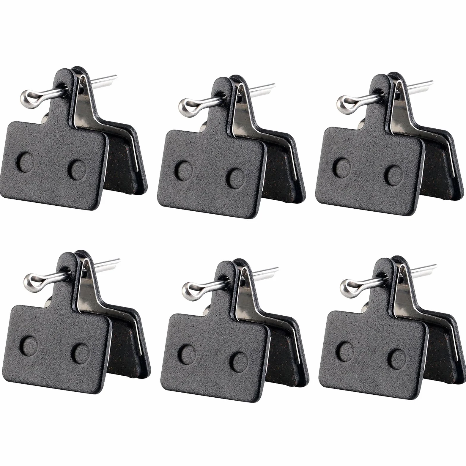 6 sztuk okładzin hamulcowych do roweru, okładziny hamulcowe do Shimano MT500, M575, MT200, T675, T615, półmetaliczne klocki hamulcowe, do rowerów górskich, MTB, Ebike