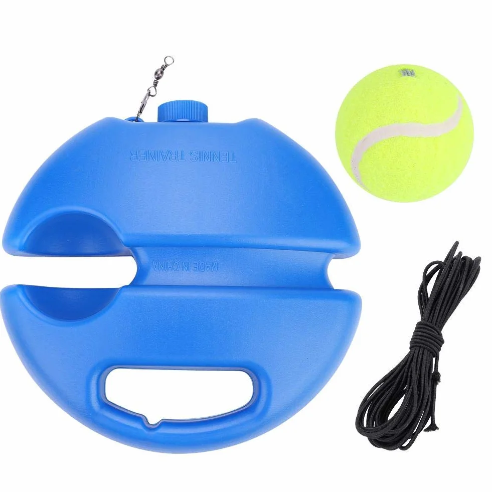 Alomejor Trenażer tenisowy przenośny tenis odbicie piłka narzędzie treningowe do samodzielnej nauki tenisa narzędzie do ćwiczeń dla dorosłych i dzieci początkujących