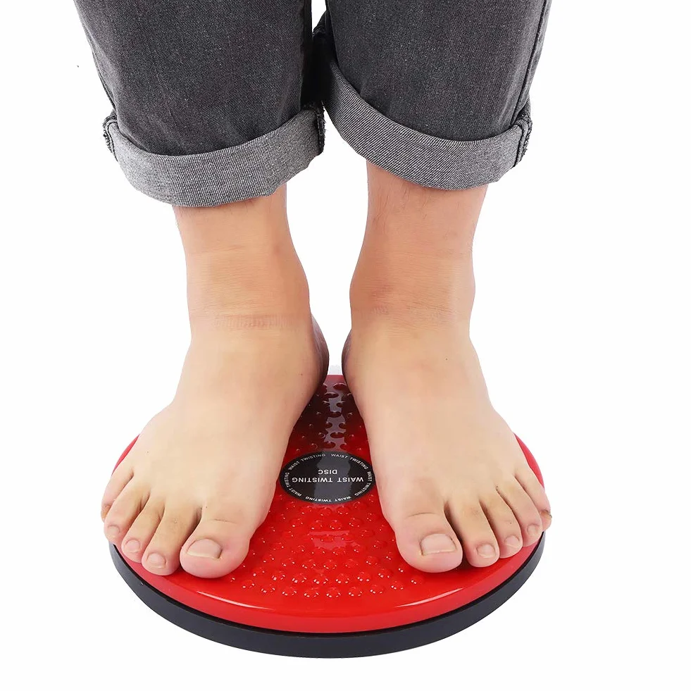 Alomejor Twist Board Talia Twister Indoor Sports Yoga Waist Twisted Disk Balance Board for Fitness Wielofunkcyjny Sprzęt wyszczuplający